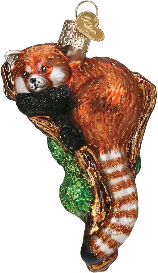 Red Panda Old World Christmas Ornament